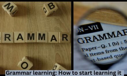 Grammar learning: How to start learning it