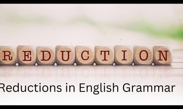 Reductions in English Grammar