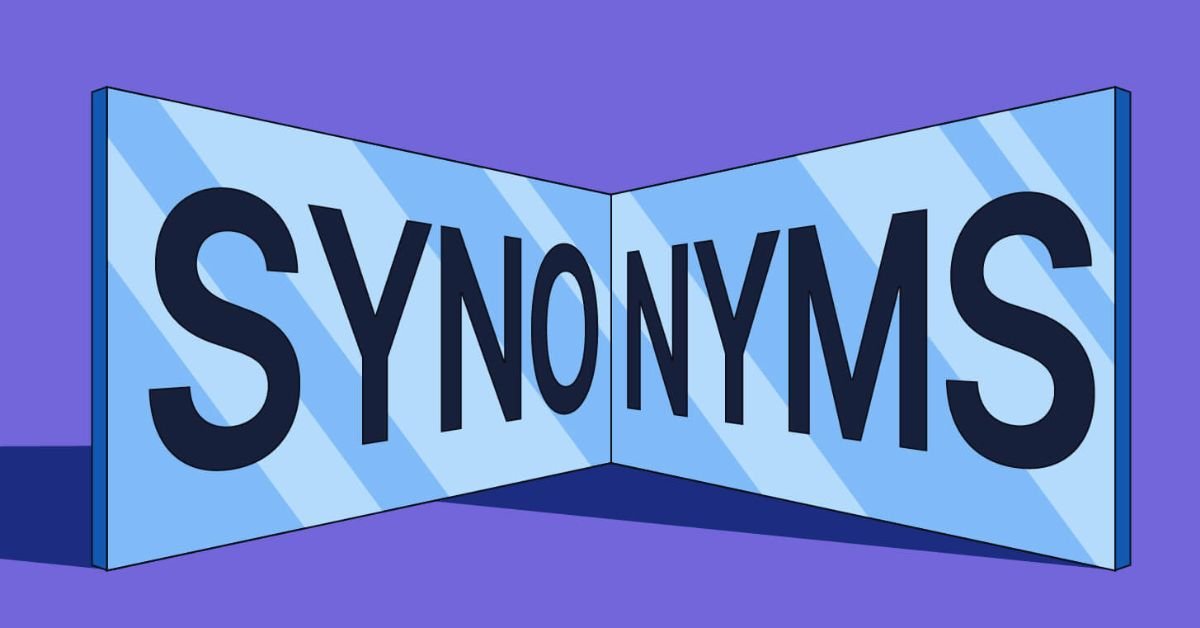 Most commonly used Words with synonyms