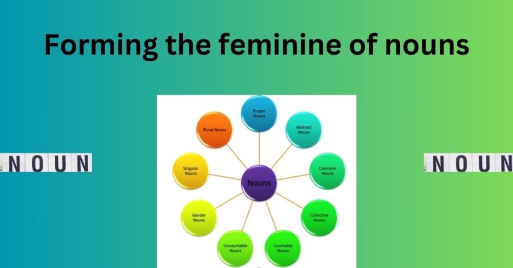 Forming the feminine of nouns