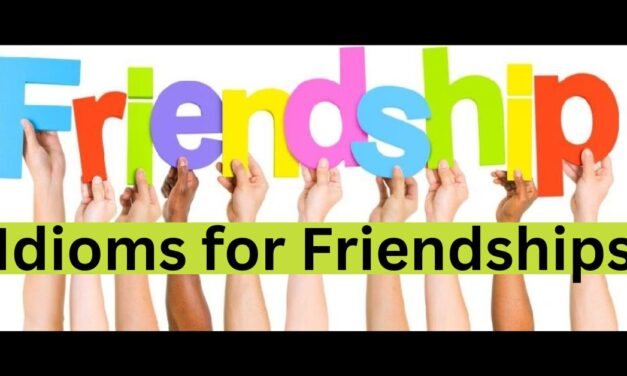 Idioms for Friendships