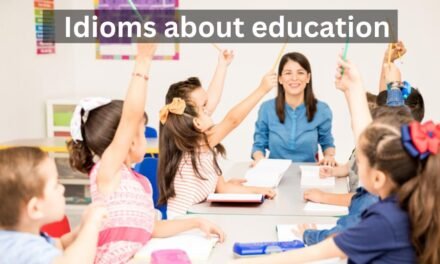 Idioms about education