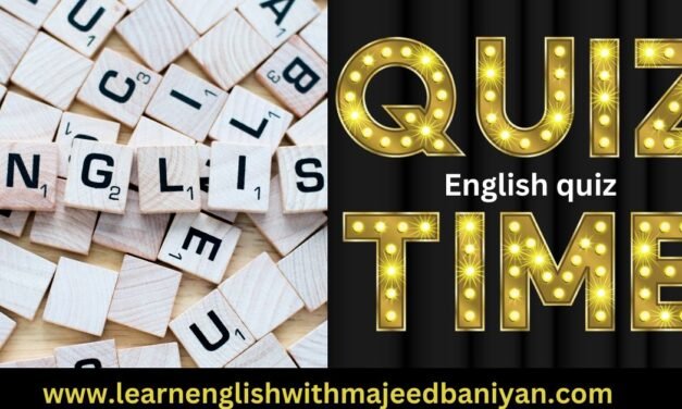 English quiz: Check your English level