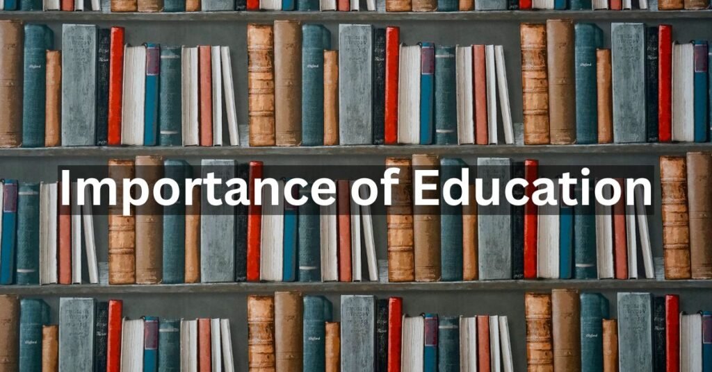 Importance of Education